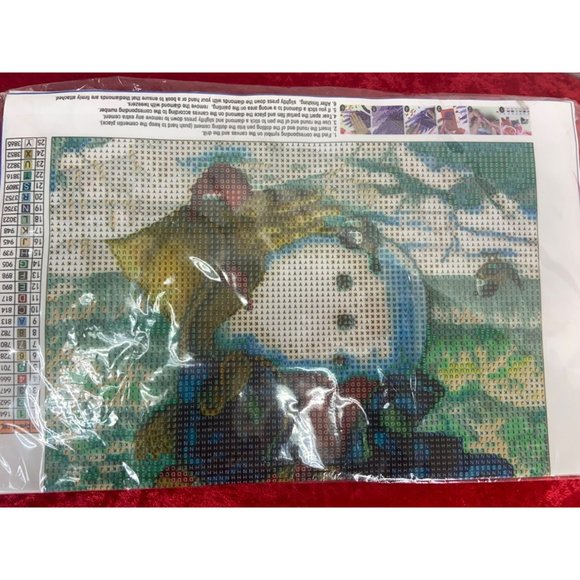 Welcome Friends Snowman Diamond Art Painting 30 x 40 - Picture 2 of 6